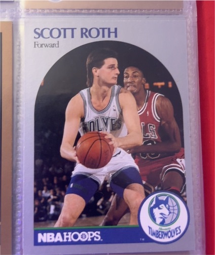 1990-91 NBA Hoops #191 Scott Roth — front