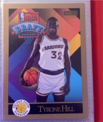 1990-91 SkyBox #358 Tyrone Hill — front