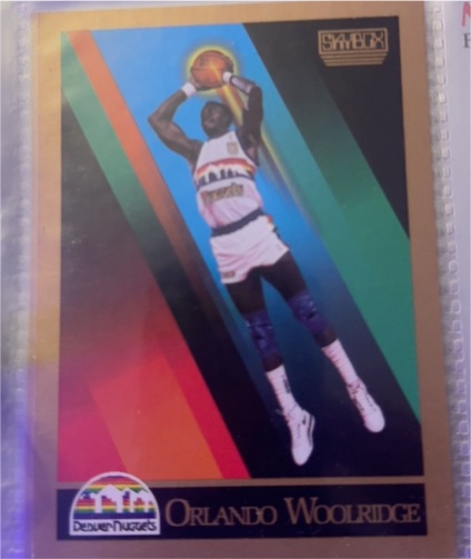 1990 SkyBox #382 Orlando Woolridge Denver Nuggets — front