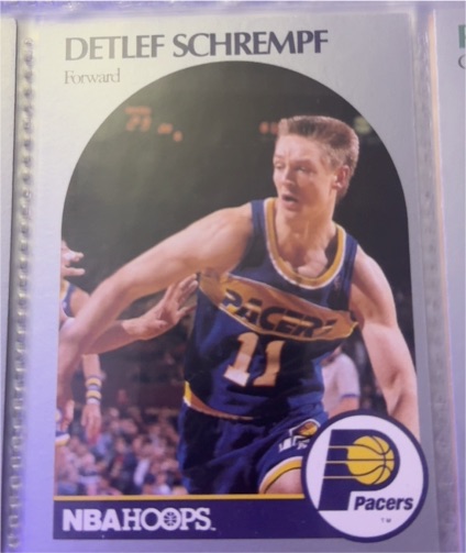 1990-91 NBA Hoops #138 Detlef Schrempf — front