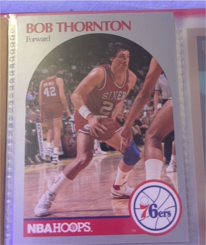 1990-91 NBA Hoops #232 Bob Thornton — front