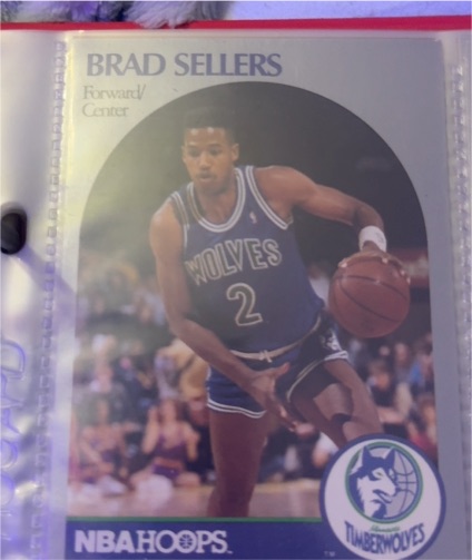 1990-91 NBA Hoops #192 Brad Sellers — front