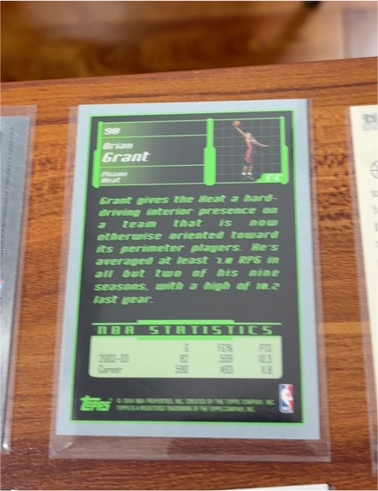2003-04 Topps Contemporary Collection #S18 Brian Grant — front