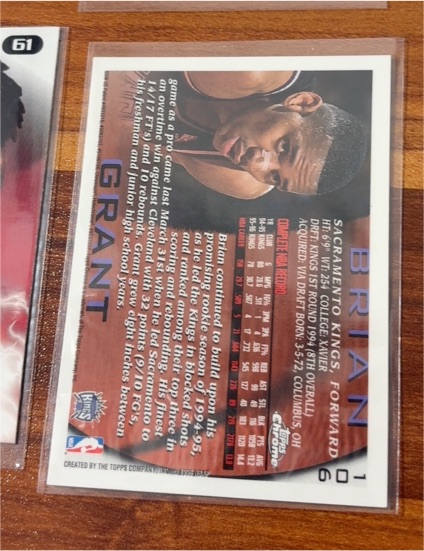1994-95 Topps Stadium Club Members Only #225 Brian Grant — front