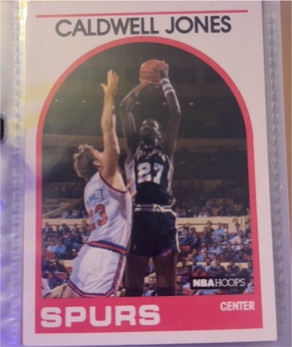 1989-90 Hoops #347 Caldwell Jones — front