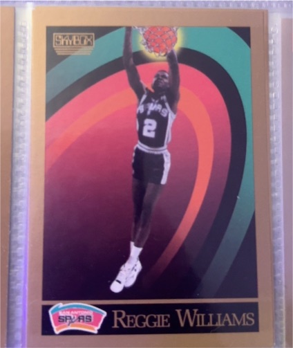 1990-91 SkyBox #416 Reggie Williams — front