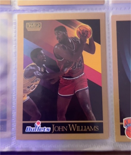 1990-91 SkyBox #294 John Williams Washington Bullets — front