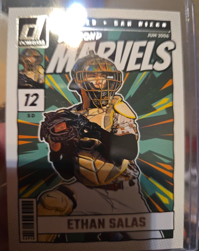 2024 Panini Donruss Diamond Marvels #9 Ethan Salas — front