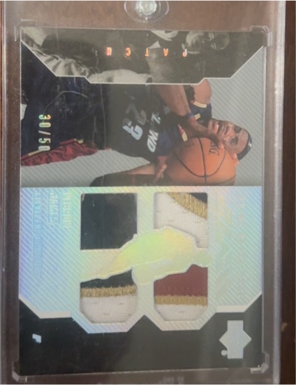 2006-07 Upper Deck Black #12 Brandon Roy Quad Jersey Patch Rookie Card — front