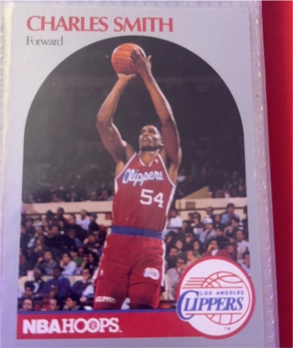1990-91 NBA Hoops #151 Charles Smith — front