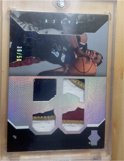 2006 Upper Deck Black Patch #P-LJ LeBron James — front