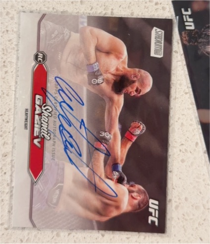 2025 Topps Stadium Club UFC #BCA-SGA Shamil Gaziev — front