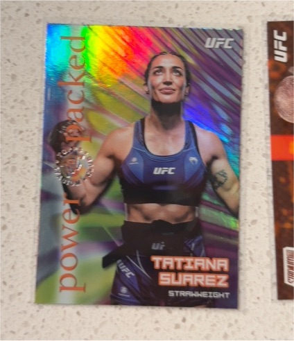 2025 Topps Stadium Club UFC Power Packed #PD-6 Tatiana Suarez — front
