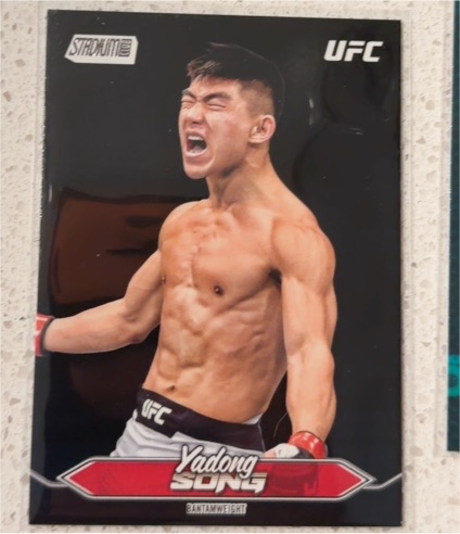 2025 Topps Stadium Club UFC #150 Yadong Song — front