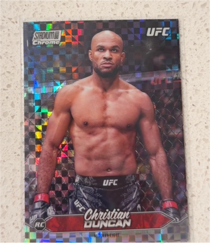 2025 Topps Stadium Club UFC Chrome #C-175 Christian Duncan — front