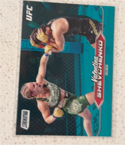 2025 Topps Stadium Club UFC #156 Valentina Shevchenko — front
