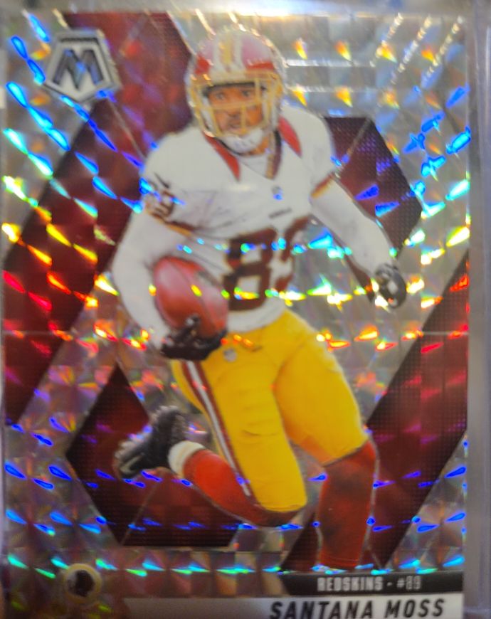 2025 Panini Mosaic #210 Santana Moss — front