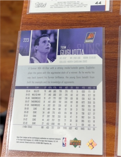 1993-94 Upper Deck #223 Tom Gugliotta — front