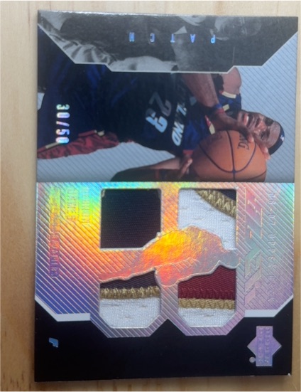 2006 Upper Deck Black Patch #P-LJ LeBron James — front