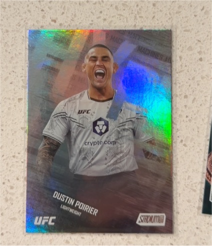 2025 Topps Stadium Club UFC #HM-2 Dustin Poirier — front