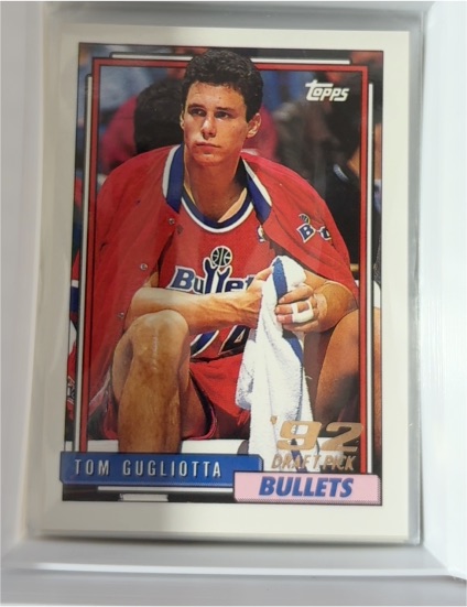 1992-93 Topps #258 Tom Gugliotta — front