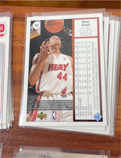1993 Upper Deck #42 Brian Grant — front