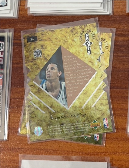 1995-96 SP Championship Shots #S6 Brian Grant — front