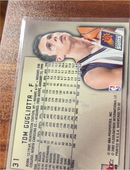 1994-95 Fleer #31 Tom Gugliotta — front