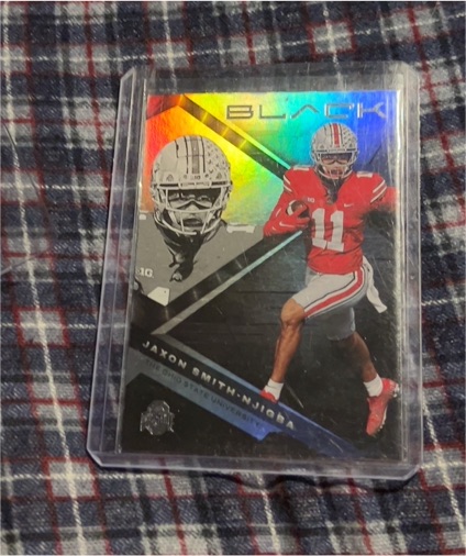 2023 Panini Chronicles Draft Picks Black #7 Jaxon Smith-Njigba — front