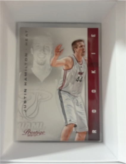 2012-13 Panini Prestige #245 Justin Hamilton Rookie Miami Heat — front