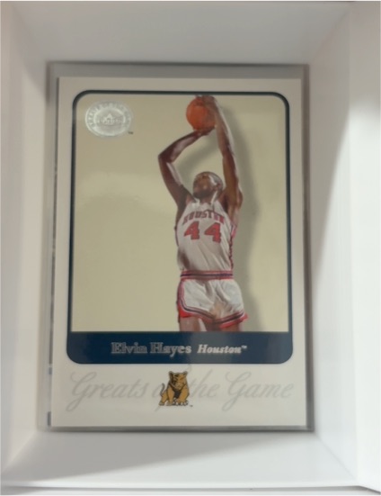 2001 Fleer Greats of the Game #25 Elvin Hayes Houston Cougars — front