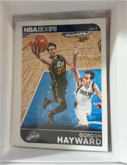 2014-15 Panini NBA Hoops #80 Gordon Hayward — front