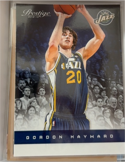 2012-13 Panini Prestige #65 Gordon Hayward — front