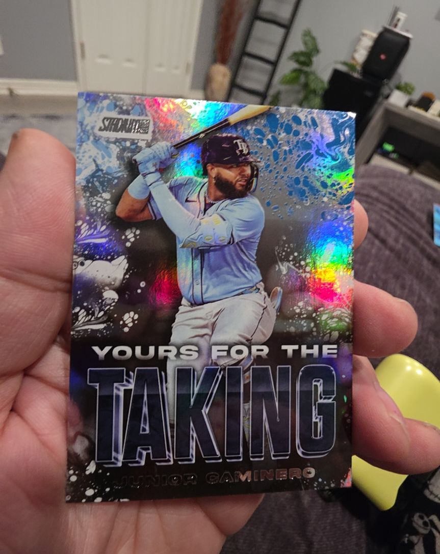 2025 Topps Stadium Club #YK-15 Junior Caminero Yours For The Taking — front