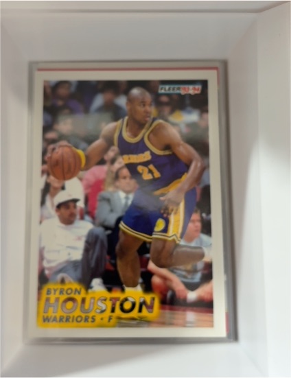 1993-94 Fleer #69 Byron Houston — front