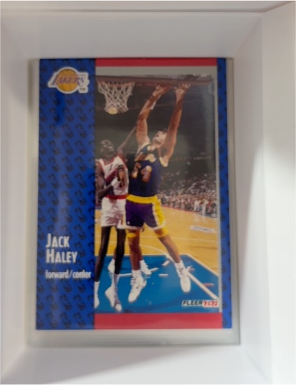 1991-92 Fleer #301 Jack Haley — front