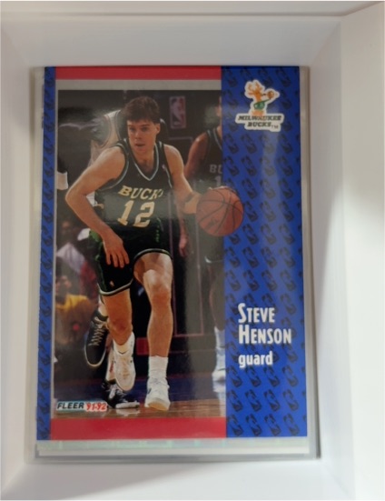 1991-92 Fleer #313 Steve Henson — front