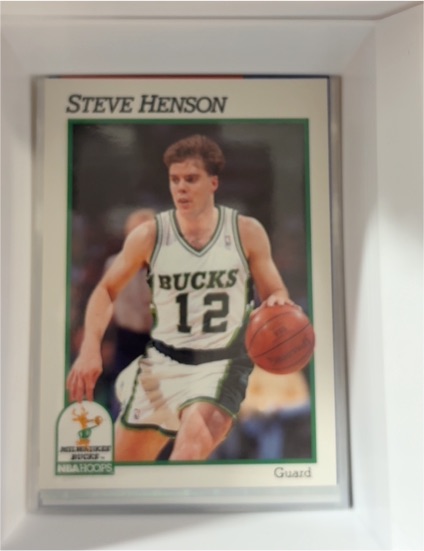 1991 NBA Hoops #392 Steve Henson — front