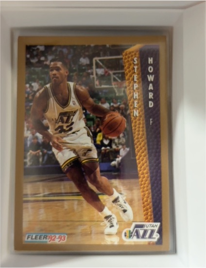 1992-93 Fleer #434 Stephen Howard — front