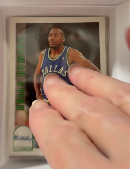 1992-93 Hoops #371 Brian Howard — front