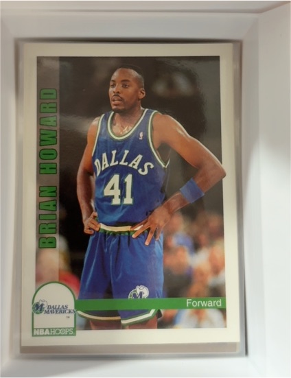 1992-93 NBA Hoops #371 Brian Howard — front