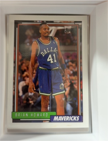 1992-93 Topps #385 Brian Howard — front