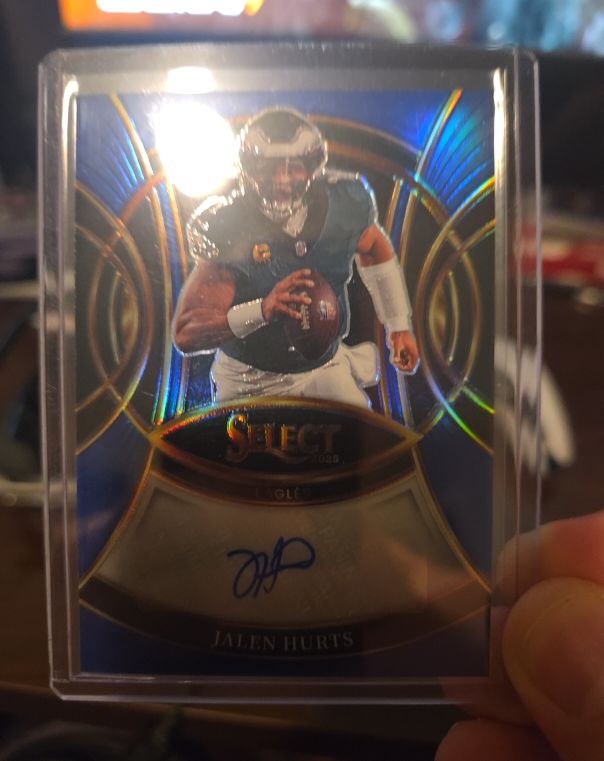 2025 Panini Select #SP-JLH Jalen Hurts — front