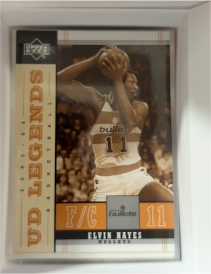 2003-04 Upper Deck Legends Throwback #90 Elvin Hayes — front