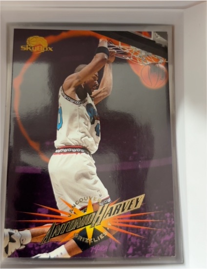 1995-96 SkyBox Premium #215 Antonio Harvey — front