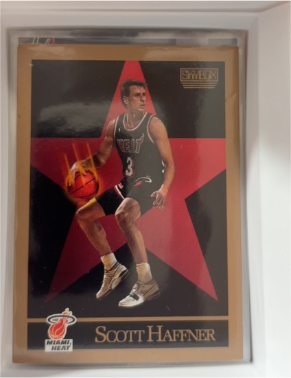 1990-91 SkyBox #148 Scott Haffner Miami Heat — front