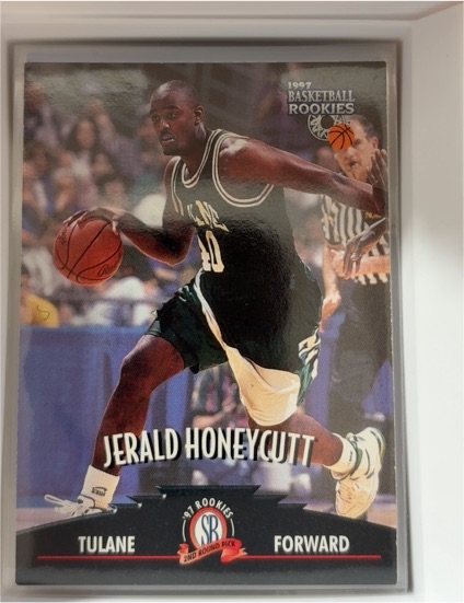 1997 Score Board Rookies #43 Jerald Honeycutt — front