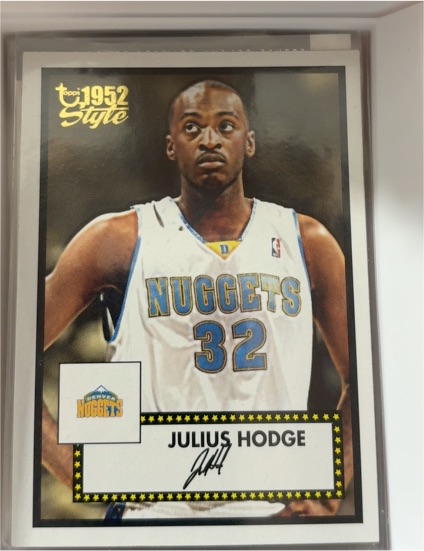 2005-06 Topps 1952 Style #151 Julius Hodge — front