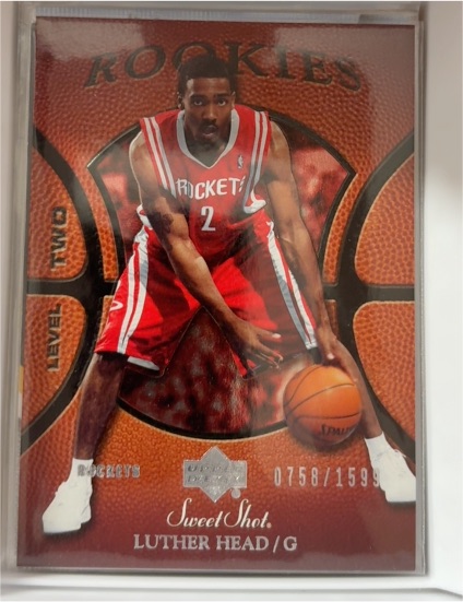 2005-06 Upper Deck Sweet Shot #106 Luther Head — front