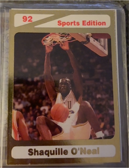 1992 Sports Edition #92 Shaquille O'Neal — front